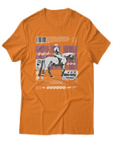 T-Shirt Αντρικό - Horse Riding - Color Thumbnail Πορτοκαλί