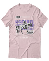 T-Shirt Αντρικό - Horse Riding - Color Thumbnail Απαλό Ροζ