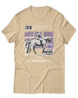 T-Shirt Αντρικό - Horse Riding - Color Thumbnail Μπεζ