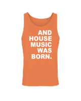 Αμάνικο Μπλουζάκι Αντρικό - House Music Was Born - Color Thumbnail Peach