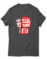 T-Shirt Αντρικό - How Hard You Hit - Color Thumbnail Ανθρακί