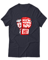 T-Shirt Αντρικό - How Hard You Hit - Color Thumbnail Σκούρο Μπλε