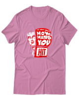 T-Shirt Αντρικό - How Hard You Hit - Color Thumbnail Ροζ