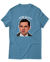 T-Shirt Αντρικό - How Old? - Color Thumbnail Τιρκουάζ