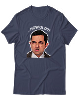 T-Shirt Αντρικό - How Old? - Color Thumbnail Μπλε Γκρι
