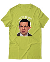T-Shirt Αντρικό - How Old? - Color Thumbnail Λαχανί