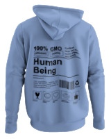 Φούτερ με κουκούλα - Human Being - Color Thumbnail Blue Carolina