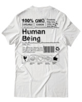 T-Shirt Unisex - Human Being - Color Thumbnail Άσπρο