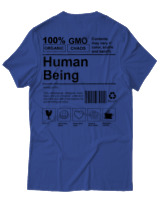 T-Shirt Unisex - Human Being - Color Thumbnail Μπλε Ρουά