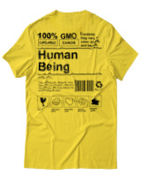 T-Shirt Unisex - Human Being - Color Thumbnail Χρυσό Κίτρινο