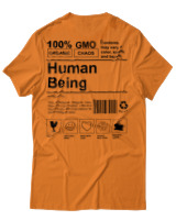 T-Shirt Unisex - Human Being - Color Thumbnail Πορτοκαλί