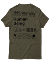 T-Shirt Unisex - Human Being - Color Thumbnail Χακί