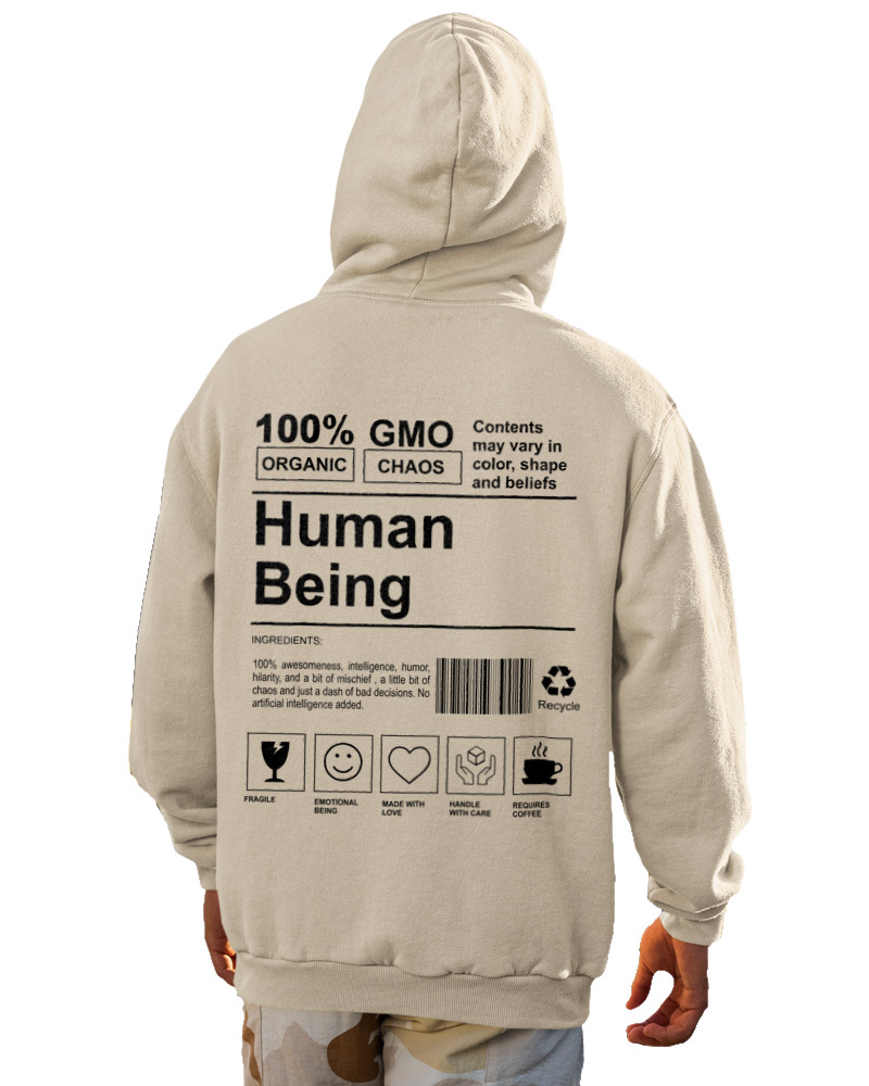 Φούτερ με κουκούλα - Human Being - Image 1