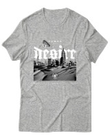 T-Shirt Αντρικό - Human Desire - Color Thumbnail Γκρι Μελανζέ