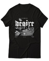T-Shirt Αντρικό - Human Desire - Color Thumbnail Μαύρο