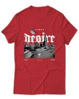 T-Shirt Αντρικό - Human Desire - Color Thumbnail Κόκκινο