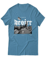 T-Shirt Αντρικό - Human Desire - Color Thumbnail Τιρκουάζ
