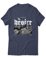 T-Shirt Αντρικό - Human Desire - Color Thumbnail Μπλε Γκρι