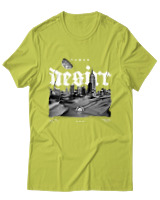 T-Shirt Αντρικό - Human Desire - Color Thumbnail Λαχανί