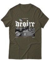 T-Shirt Αντρικό - Human Desire - Color Thumbnail Χακί