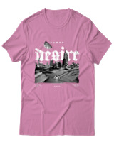 T-Shirt Αντρικό - Human Desire - Color Thumbnail Ροζ