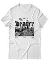 T-Shirt Αντρικό - Human Desire - Color Thumbnail Άσπρο