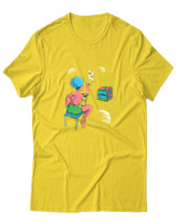 T-Shirt Αντρικό - Humans From Afar - Color Thumbnail Χρυσό Κίτρινο
