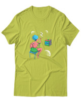 T-Shirt Αντρικό - Humans From Afar - Color Thumbnail Λαχανί