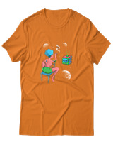 T-Shirt Αντρικό - Humans From Afar - Color Thumbnail Πορτοκαλί