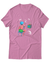 T-Shirt Αντρικό - Humans From Afar - Color Thumbnail Ροζ
