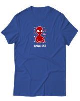 T-Shirt Αντρικό - Humans Suck - Color Thumbnail Μπλε Ρουά