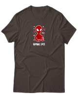 T-Shirt Αντρικό - Humans Suck - Color Thumbnail Καφέ