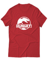 T-Shirt Αντρικό - Hungry Dino - Color Thumbnail Κόκκινο