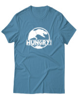 T-Shirt Αντρικό - Hungry Dino - Color Thumbnail Τιρκουάζ