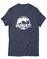 T-Shirt Αντρικό - Hungry Dino - Color Thumbnail Μπλε Γκρι