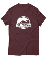 T-Shirt Αντρικό - Hungry Dino - Color Thumbnail Μπορντό