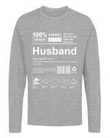 Μακρυμάνικο Μακό - Husband - Color Thumbnail Γκρι Μελανζέ