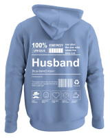 Φούτερ με κουκούλα - Husband - Color Thumbnail Blue Carolina