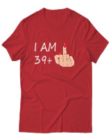 T-Shirt Αντρικό - I Am 39+ - Color Thumbnail Κόκκινο