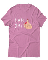 T-Shirt Αντρικό - I Am 39+ - Color Thumbnail Ροζ