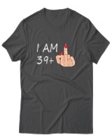 T-Shirt  Γυναικείο - I Am 39+ - Color Thumbnail Ανθρακί