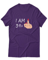 T-Shirt  Γυναικείο - I Am 39+ - Color Thumbnail Μώβ