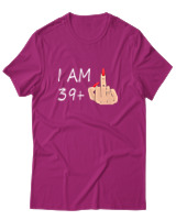 T-Shirt  Γυναικείο - I Am 39+ - Color Thumbnail Φούξια