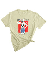 T-Shirt Woman Fashion Γυναικείο - I Am Mine - Color Thumbnail SAGE GREEN