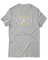T-Shirt Αντρικό - I Am The Center Of The Universe - Color Thumbnail Γκρι Μελανζέ