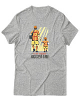T-Shirt Αντρικό - I Am Your Biggest Fan - Color Thumbnail Γκρι Μελανζέ