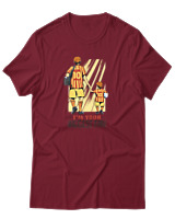 T-Shirt Αντρικό - I Am Your Biggest Fan - Color Thumbnail Σκούρο Κόκκινο