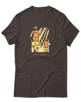 T-Shirt Αντρικό - I Am Your Biggest Fan - Color Thumbnail Καφέ