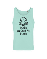 Αμάνικο Μπλουζάκι Αντρικό - I Cook As Good As I Look - Color Thumbnail Arctic Blue