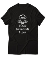 T-Shirt Αντρικό - I Cook As Good As I Look - Color Thumbnail Μαύρο